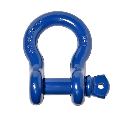 7/8  BLUE D Ring Bow Shackle Screw W 1  Pin Clevis Rigging Hummer Towing 6.5 Ton • $20.59