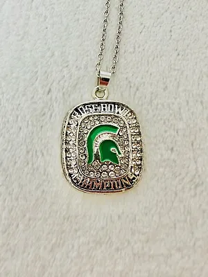 2013 Michigan State Spartans Rose Bowl Championship Pendant Ships From US • $28.99