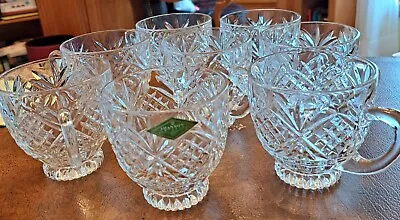$36 • Buy Shannon Crystal Designs Of Ireland Set Of 8 Matching Cups