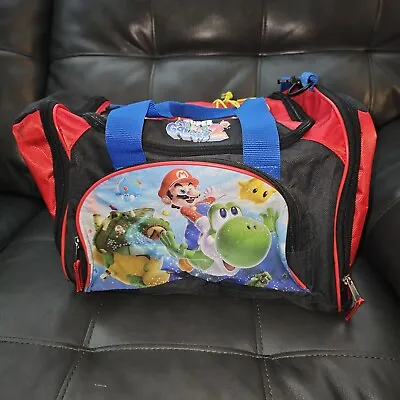 Official Nintendo Super Mario Galaxy 2 Duffle Bag 2011 RARE Blue YOSHI HTF • $36.99