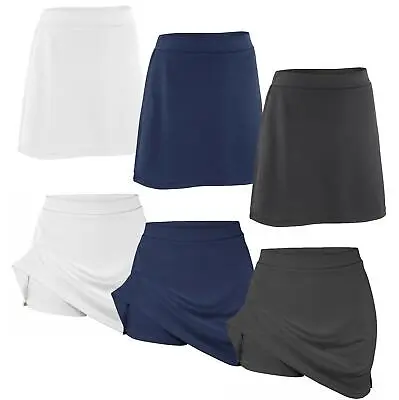 £9.99 • Buy Girls Skort 2-in-1 Shorts Tennis Active Gymnastic School PE Sports Skirt