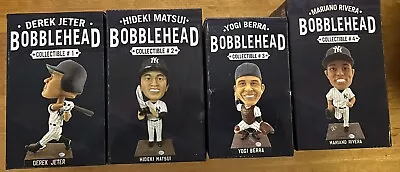 Complete Set 2013 Yankees Bobble Heads Jeter Matsui Berra Rivera • $350