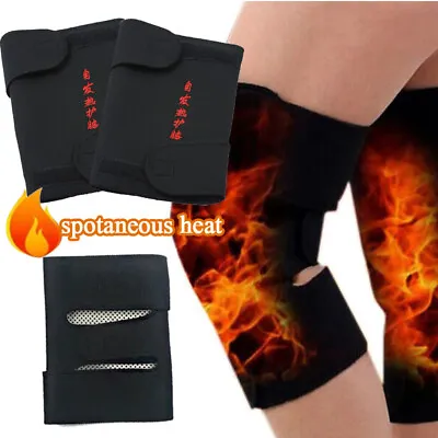 Self-Heating Knee Pad Magnetic Thermal Therapy Arthritis Support Brace Protector • $6.13