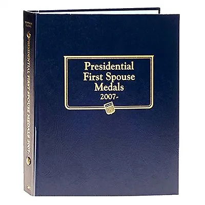 Whitman Classic Coin Album 2477 Presidential First Spouse Medal 2007-DATE  Book • $21.18