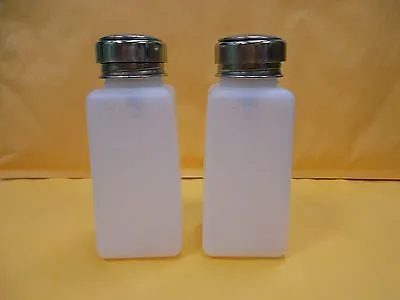 2Pump Dispenser 8oz Bottle For AcetonePolish RemoverAlcoholLiquidCuticle Oil • $13.25