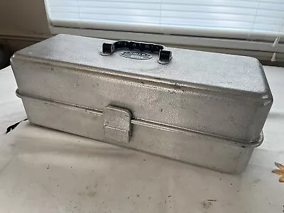 Vintage UMCO Corporation 175AS Aluminum 3 Tray Tackle Box 17   • $22