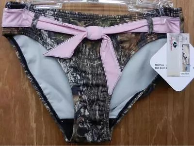 Ladies Mossy Oak Pink Belt Bikini Bottom Wilderness Dreams Mossy Oak Breakup • $17.99