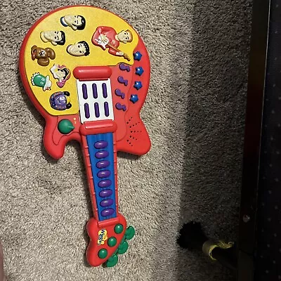 The Wiggles Play Along Musical Sing & Dance Red Guitar Toy Spin Master 2003 • $15