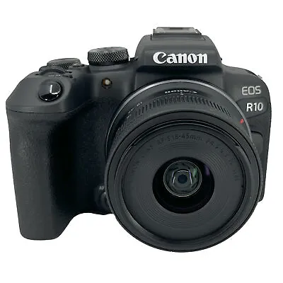 Canon EOS R10 Mirrorless Camera With 18-45mm Lens FREE 2-3 BUSINESS DAY SHIP NEW • $838.99