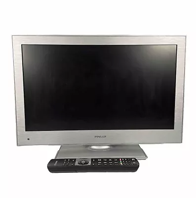 Finlux 22 Inch Silver TV Built In DVD Player Freeview HDMI 22F6030S-D & Remote • £69.99