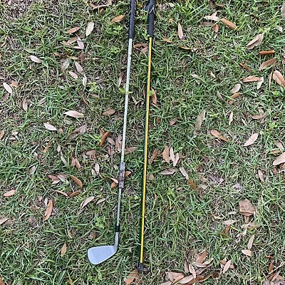 Golf Club Training Aids Medicus 5 Iron & The Swing Bar Purple Door Rick Timm • $56