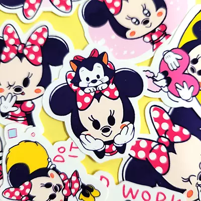 35 Minnie Mouse Stickers Kawaii Stickers Journal Stickers Diary Stickers USA • $3.49