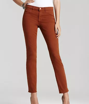 J Brand 912 Pencil Leg Jeans Terra Cotta Luxe Twill Cigarette Straight Tan 28 • $49