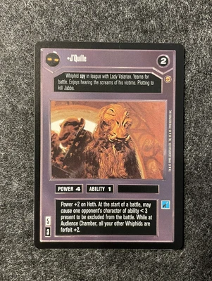 £4.13 • Buy Star Wars CCG J Keel Jabbas Palace Premiere - 1998 Lucasfilm Decipher