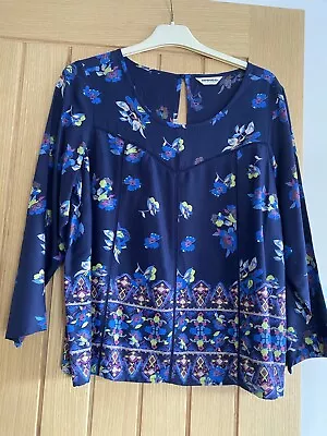 Indigo Top  From Marks & Spencer Size 14 • £5