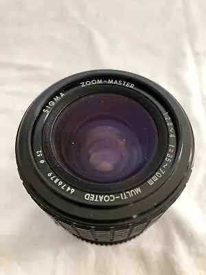 [Minolta MD Mount] Sigma Zoom Master Lens  35-70mm  F/2.8-f/4 • $39.99