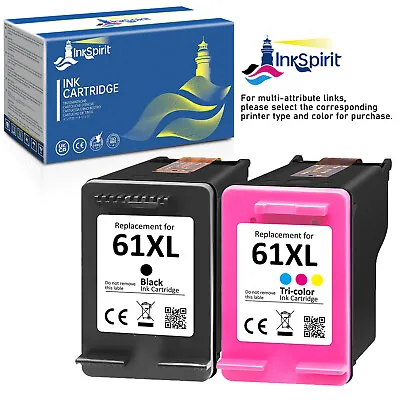 61 XL Black Color Ink Cartridge For HP 61 ENVY 4500 4501 4502 4505 5530 5535 Lot • $33.09