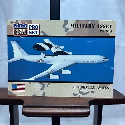 1991 Desert Storm Pro Set E-3 Sentry Awacs #247 • $0.79