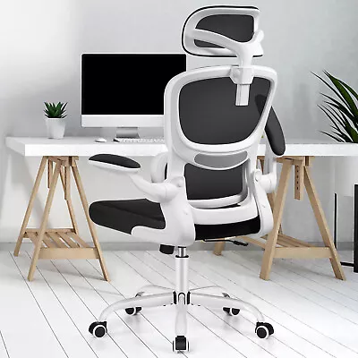 High Back Ergonomic Office Chair Lumbar Support Headrest Computer Gaming Chair • $110