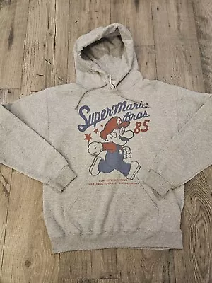 Super Mario Bros 85’ Gray Hoodie  M Nintendo • $18.99