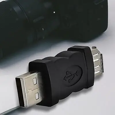 Firewire IEEE 1394 6 Pin Female To USB Male Adaptor Convertor For Printer • £4.90