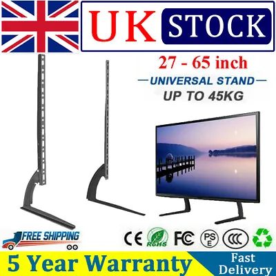 Table-top Universal TV Stand Base For 27 -65  Samsung LG Vizio LG Flat Screen CC • £13.89