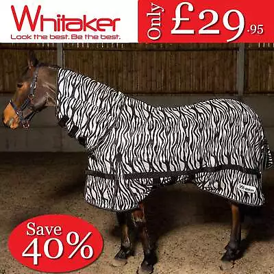 £29.95 • Buy John Whitaker Zebra/bee Fly Mesh Rug Combo Pony Horse Rrp £49.95