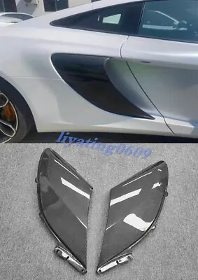 For Mclaren 650s Mp4-12c Carbon Fiber Side Door Air Vent Duct Replacements 2pcs • $690.29