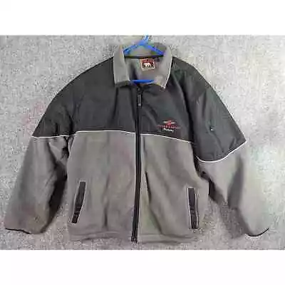 POLAR Grand Canyon Railway Logo Fleece Full Zip W/ Pockets Men XL • $20.59