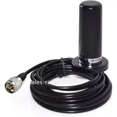 HH-N2RS 144/430MHz VHF/UHF Car Ham Radios Antenna & Magnetic Mount 5M RG58 Cable • $19.99
