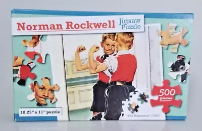 Norman Rockwell Jigsaw Puzzle  The Muscleman  500 Pc Kappa New Sealed • $10