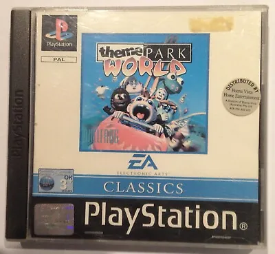 THEME PARK WORLD - Boxed PS1 Game.. • $29.50