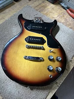 Vintage 1970’s Lawsuit Les Paul Jr Special Style Guitar Fully Loaded Body P-90 • $54