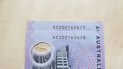 $69.90 • Buy $5 2020 Lowe/Kennedy X 2 Consecutive UNC Polymer Banknotes - Queen Elizabeth
