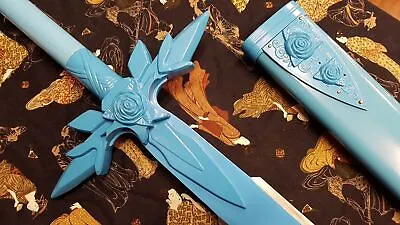 $139 • Buy Sword Art Online SAO Eugeo Blue Rose Sword Carbon Steel Blade