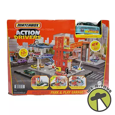 Matchbox Action Drivers Park & Play Garage Playset W/Car 2021 #HBL59 NRFB • $59.95