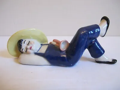 Ceramic Arts Studio Little Boy Blue Reclining Figurine Betty Harrington EUC • $12