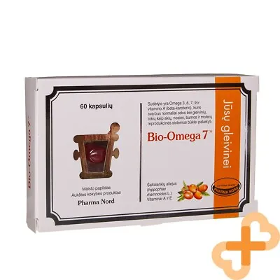 BIO-OMEGA 7 60 Capsules Menopause Support Supplement Sea Buckthorn Oil • $47.56