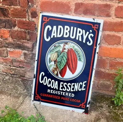 Cadbury's Coco Essence Guaranteed Pure  Metal Sign Plaque • £4.99