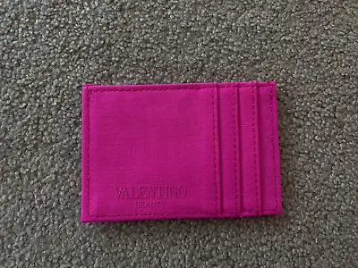 New Authentic Valentino Beaute Beauty Pink Card Holder Cardholder • $33