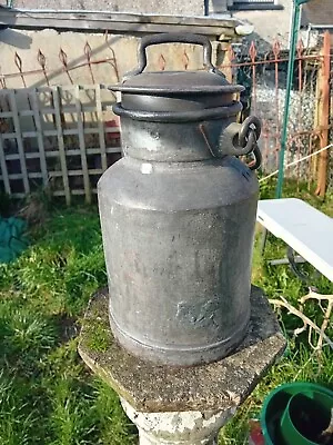 Vintage Railway Station Milk Churn Stranraer Scottish 1 Gallon • £95