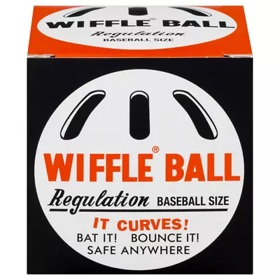 Official Wiffle Ball White Baseball Size In Display Box • $6.85