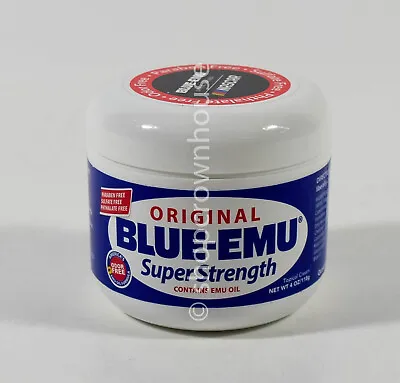 $16.95 • Buy Original BLUE-EMU Topical Cream 4oz SUPER STRENGTH Oil Odor Free SEALED 02/2024