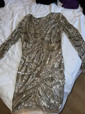 £80 • Buy Topshop Embellished Dress Size 10