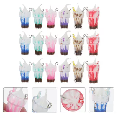  30 Pcs DIY Mini Drink Miniture Decoration Bottle Necklace Miss Decorate Model • £8.58