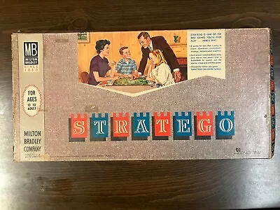 Vintage Milton Bradley Stratego Board Game 1962 Complete • $19.99