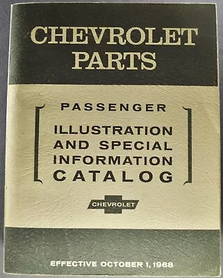 1955-1969 Chevrolet Parts Book Illustration Catalog Camaro Corvette Original 69 • $143.96