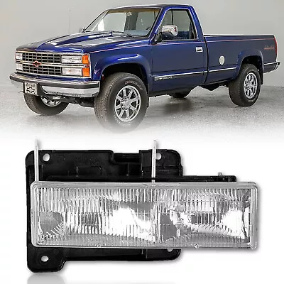 Composite RH Headlight Headlamp & Bracket For 1990-98 Chevy & GMC Truck Blazer • $34.95