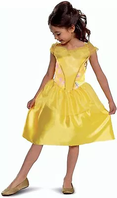 Disney Official Standard Belle Costume Kids Halloween Fancy Dress Princess Dres • $18.66