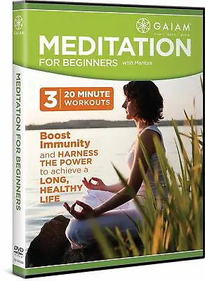 Meditation For Beginners With Maritza Mindful Yoga (DVD) NEW Sealed Free Ship • $10.33